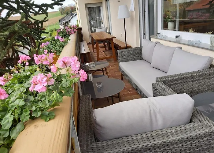 Ferienhaus Mit Zwei Separaten 4 Sterne Wohnungen Bei Limburg 아파트