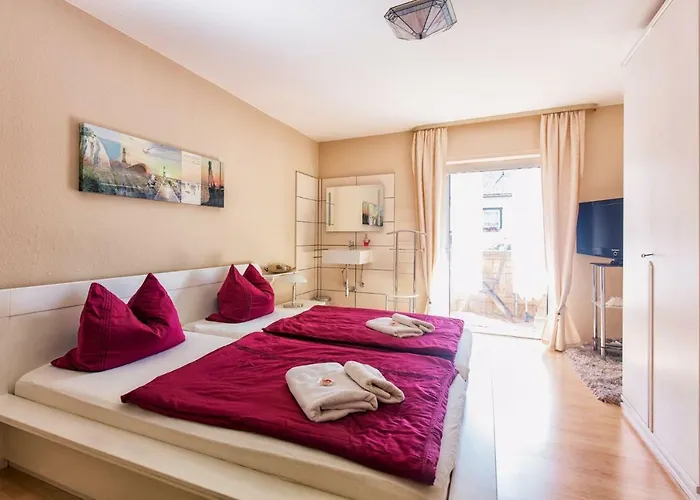 Ferienhaus Mit Zwei Separaten 4 Sterne Wohnungen Bei Limburg 아파트 Mensfelden