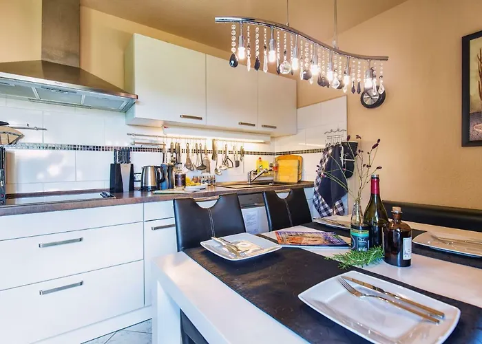 Ferienhaus Mit Zwei Separaten 4 Sterne Wohnungen Bei Limburg 아파트 Mensfelden